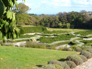 The public gardens at Trereife House, when managed by Tim Lawrence